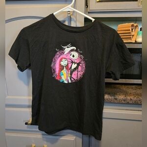 Disney The Nightmare Before Christmas Black Tee with Colorful Graphic